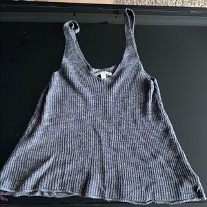 Dark Gray knit American Eagle tank top